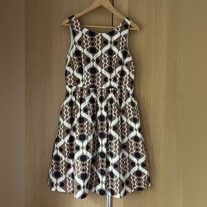 Boden brown and black dress, size 8